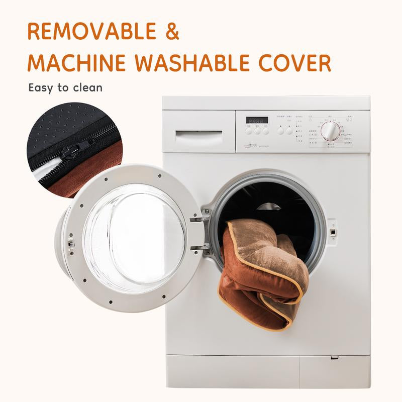 【Deal】Orthopedic Dog Bed, Memory Foam Pet Bed for Medium Dogs with Washable Removable Cover Non-Slip Base Waterproof Liner Egg Crate Foam